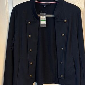 Tommy Hilfiger Women's Navy Double-Breasted Blazer